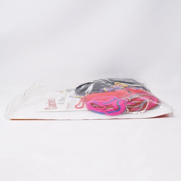 Looney Tunes Leisure Arts 51503 Needlepoint Kit Coasters & Box DIY VTG 1997 NOS - Picture 8 of 13